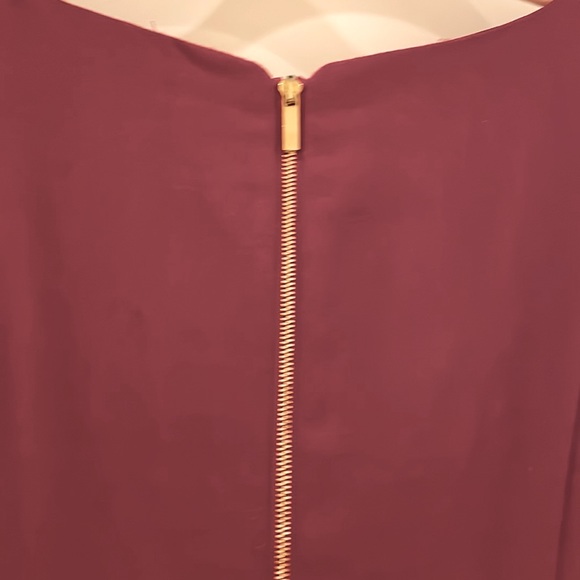 Classy Elie Tahari red wood dress - Picture 3 of 10